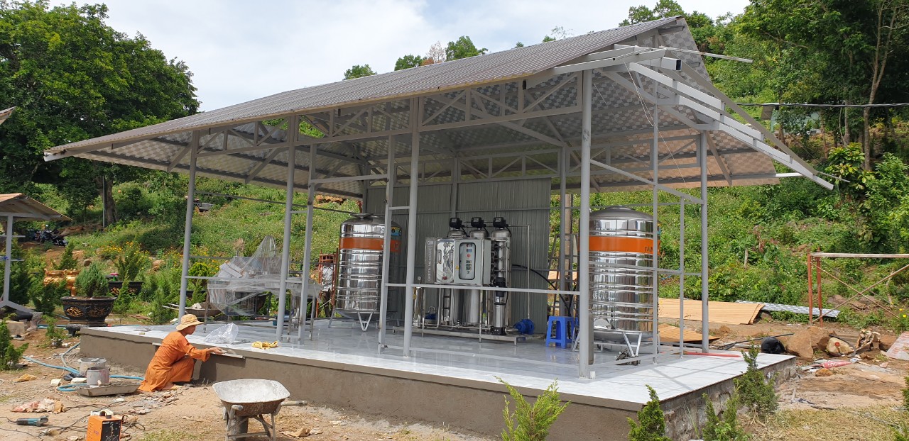 Máy lọc nước RO công nghiệp - Thiền Viện Trúc Lâm Phú Yên